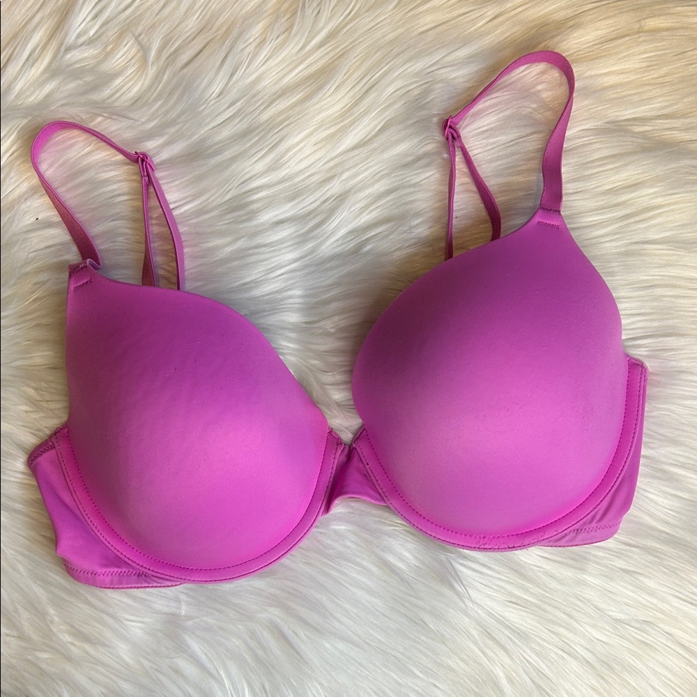 PINK Victoria's Secret Bright Pink T-Shirt Bra